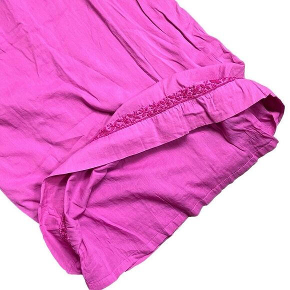 Roller Rabbit Dress Girls 12 Pink Embroidered Floral Faith Cap Sleeve - Picture 7 of 10